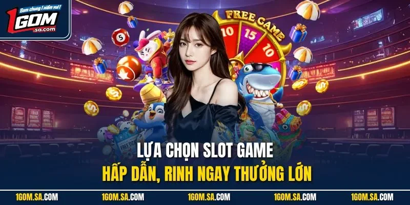 hàng cảm nhận rõ rệt sự hồi hộp trong từng vòng quay. Lựa chọn Slot game hấp dẫn, rinh ngay thưởng lớn